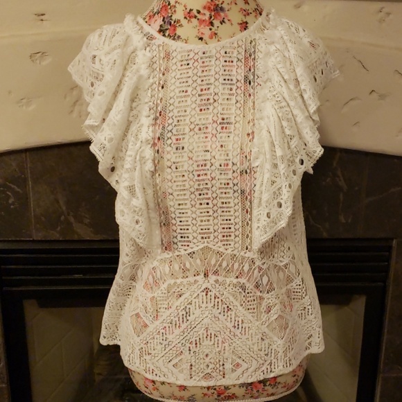 BCBGMaxAzria Tops - BCBG ruffle top